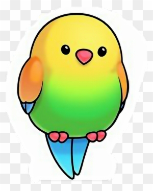 Parrot Sticker - Cute Cartoon Animals - Free Transparent PNG Clipart Images  Download