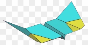 Exotic Paper Airplane - Paper Airplane Clip Art