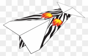 Image Of Plane - Flames On Paper Airplanes