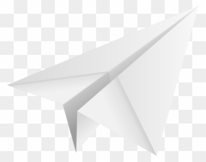 Paper Airplane Vector Yellow Paper Plane Paper Aeroplane - Paper Plane Icon White