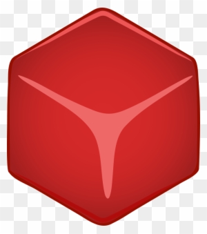 Free Vector Red 3d Cube Clip Art - Cubo Rojo Png
