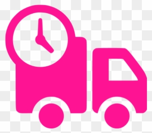 Deep Pink Delivery Icon - Delivery Icon Pink