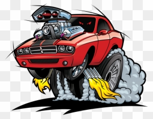 Hot Wheels Clipart Race Car - Cartoon Hot Rod Png