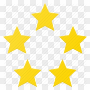 5 Star Icon - Stars Icon Png Yellow