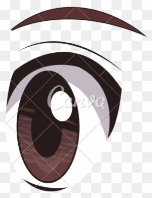 Anime Eyes Vector Illustration - Icon - Free Transparent PNG Clipart ...