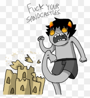 Homestuck Funny - Kicked Over Sand Castle