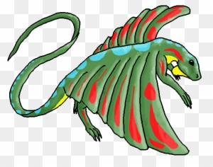 Draco Volans By Monddrachin - Flying Dragon Animal Drawing