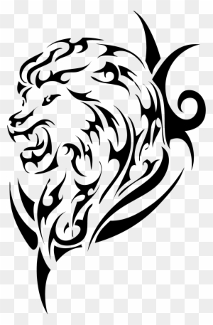 SAVI Temporary Tattoo Stickers Broken Clock Big Lion Face Broken Clock  Tattoo Pattern For Men Women