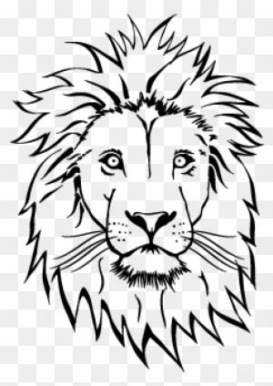 Lion Head Drawing At Getdrawings - Coloring Pages Lion Face