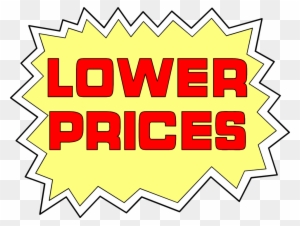 Illustration Of Lower Prices Sales Text - Lower Prices