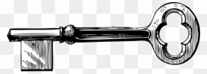 Illustration Of A Key - Skeleton Key Clip Art