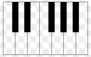 Piano Keys Clipart - Clip Art Piano Keyboard