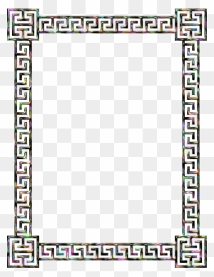 Medium Image - Greek Key Pattern Frame Png