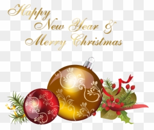 Happy New Year And Merry Christmas - Merry Christmas And Happy New Year 2018 Text