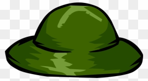 Green Safari Hat - Club Penguin Green Hat
