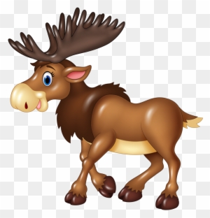 Cliparts Animaux Divers - Cartoon Moose No Background