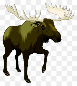 Ncn Golden Moose - Alaska Moose Clip Art