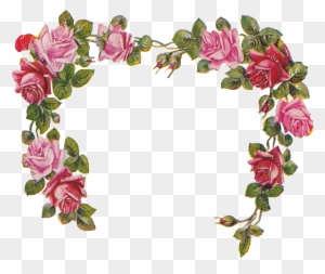 Here Is The Image Decomposed For You To Use The Elements - Flower Frame Without Background