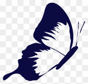 Butterfly Clip Art - Anime Blue Butterfly Png