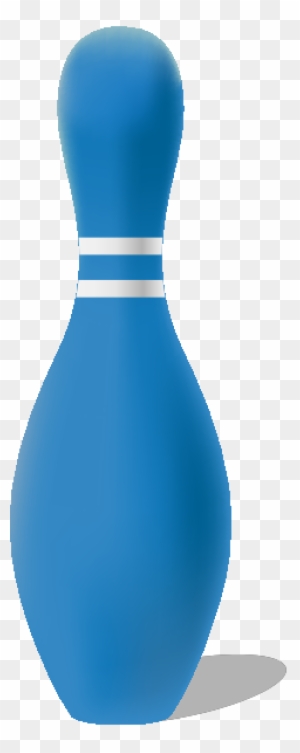 Blue - Blue Bowling Pin Png - Free Transparent PNG Clipart Images Download