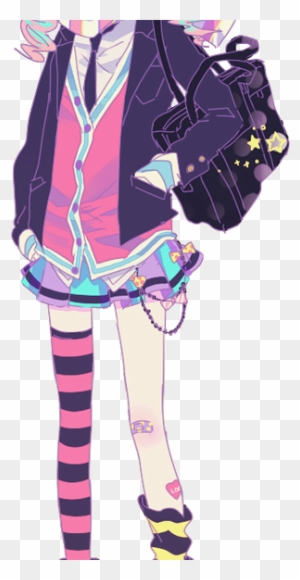 ArtStation  Pastel Goth Punk Girl 009