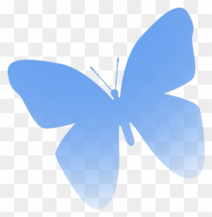 Butterfly Insect Drawing Clip Art - Blue Butterfly Image Simple