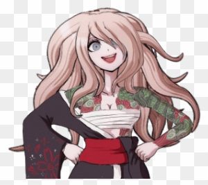 “upupupu~~ Seems Like A Rat's Found Their Way Into - Junko Enoshima Sprite Peace Sign