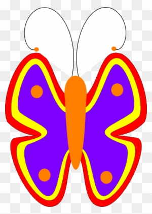 Butterfly Svg Clip Arts 426 X 599 Px - Clip Art