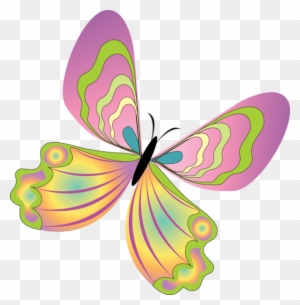 Tubes - Butterfly Spring Clip Art