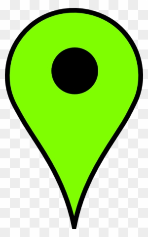 Map Clipart Marker - Green Map Marker Png