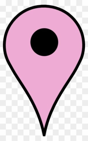 Pink Google Map Pin