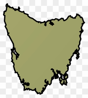 Tasmania, Australia, Map, Shaded, Geography, Outline - Tasmania Map Outline