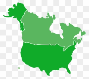 Map Of Us And Canada - North And South America Map