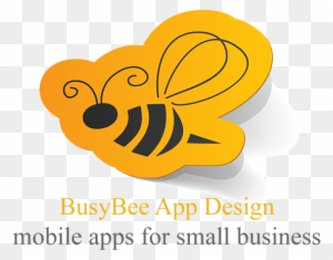 Busy Bee App Design - Stock Illustration