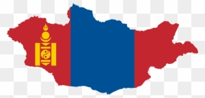 Big Image - Mongolia Flag Map