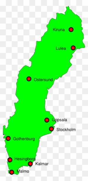 Sweden Map Outline Png