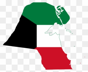 Open - Kuwait Country Map Flag