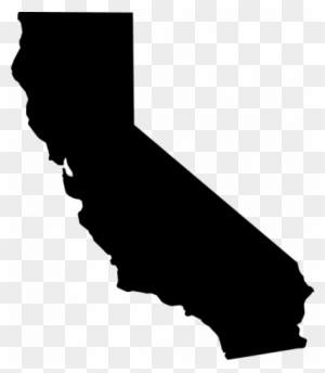 California Black Map Png Png Images - California State Vector