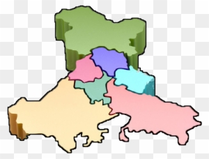 North Zone - 3d Map Of India