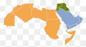 Middle East Map And North Africa Region