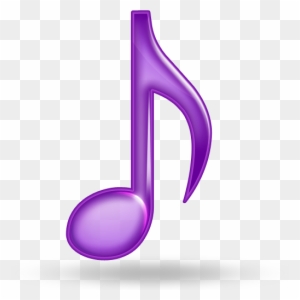 Purple Musical Note Png Image Royalty Free Stock Png - Music Icon Png