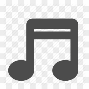 Music, Music Note, Music Notes, Musical, Note, Notes, - Music Icon Grey Png