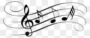 Musician Clipart Tune - Musical Notes Note Cards
