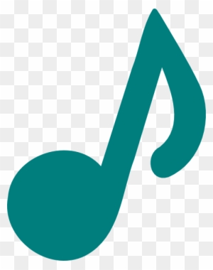 Music Note Clip Art At Clkercom Vector Online - Teal Music Note Clipart