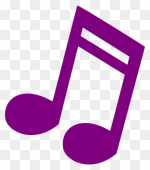 Clipart Info - Purple Music Note Png