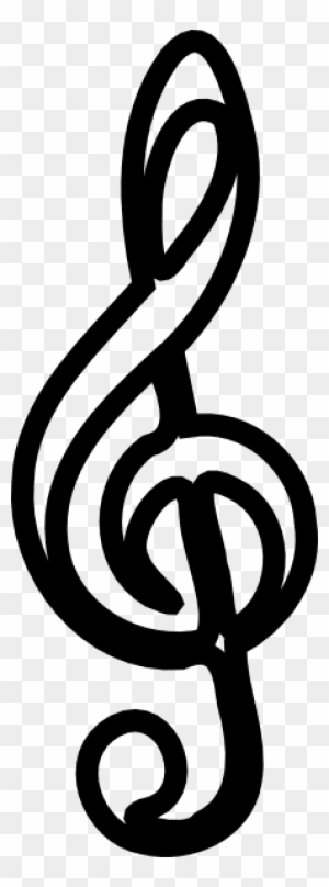 Bass Clef Treble Tattoo Clipart Best - Musical Note