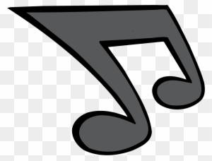 Microsoft Clipart Music Notes - Notas Musical Icon Gris Png