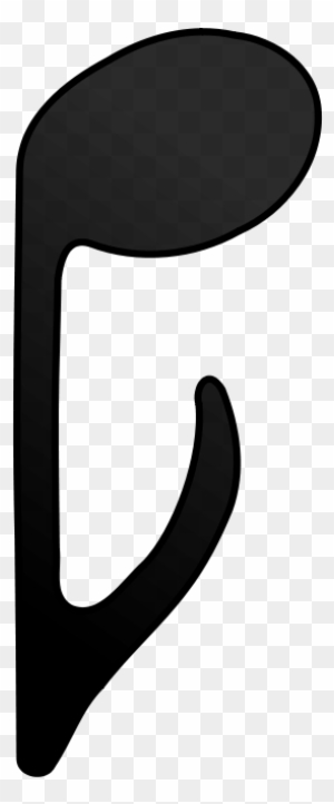 Eighth Note - Music Notes Upside Down