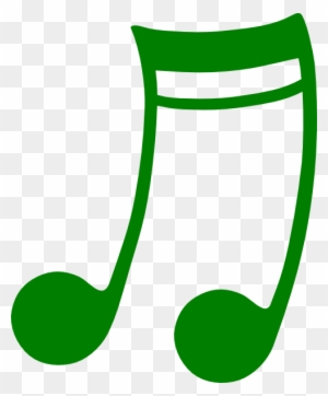 Green Music Notes Clipart