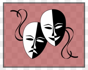 Theatre Masks Clip Art - Theatre Masks